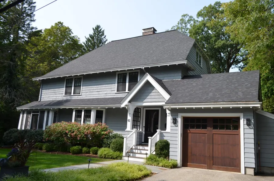 New roof matching the garage for full curb appeal